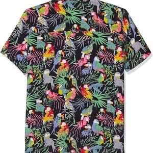Soul Star Men's Multi Parrot Casual Shirt